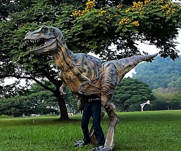 lifelike dinosaur suit