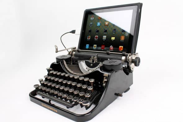 USB Typewriter Black Underwood Ipad USB Typewriter Black Underwood Ipad