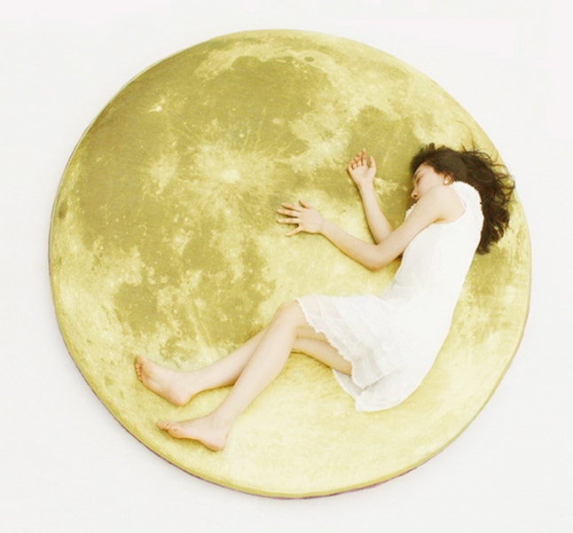 Full Moon Odyssey Floor Mattress Sleeping Girl