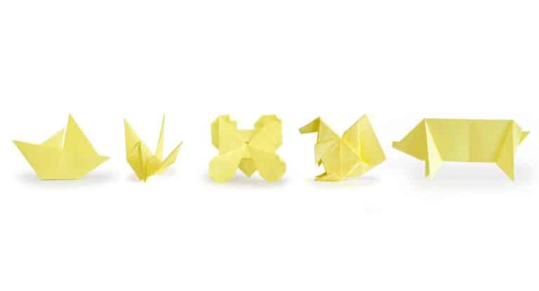 Origami Sticky Notes Animal Design Variety