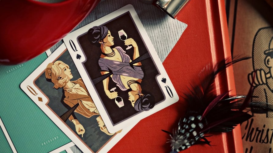 Pressers Mad Men Era Playing Cards Card Queens