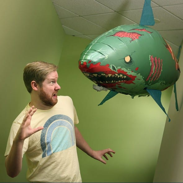 Remote Control Flying Zombie Shark Terrified Citizen Remote Control Flying Zombie Shark Terrified Citizen