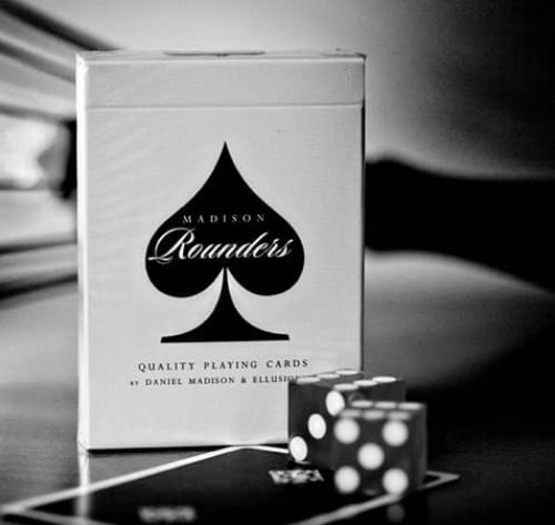 Rounders Playing Cards Deck by Daniel Madison Dice and Package