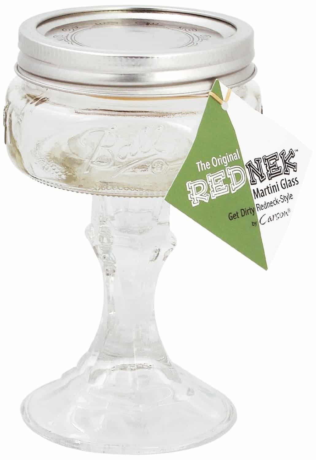 The Original Rednek Tini Glass with Tag