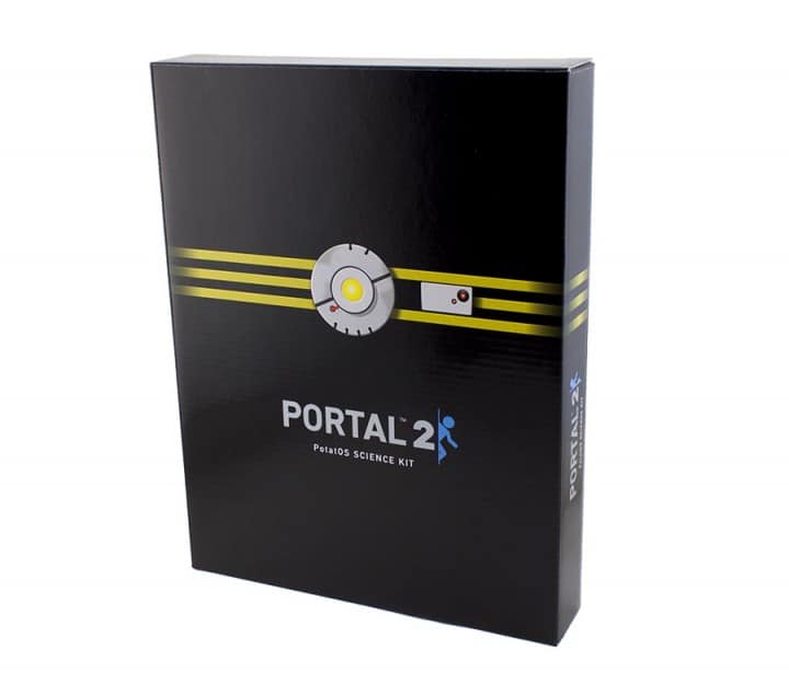 ThinkGeek Portal 2 GLaDOS PotatOS Science Kit Black Box Packaging