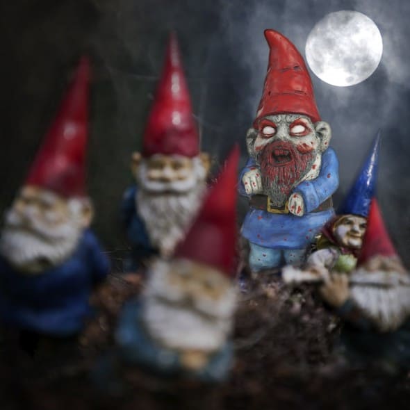 Thumbs Up! Zombie Garden Gnome Full Moon Thumbs Up! Zombie Garden Gnome Full Moon