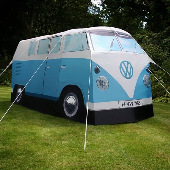 Volkswagen Van Camper Tent Blue Volkswagen Van Camper Tent Blue
