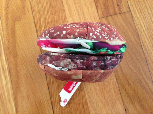 Yummy Pocket Storage Burger Pencil Case Holder Novelty Gift