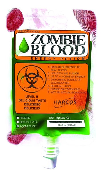 Zombie Blood Energy Potion Pack