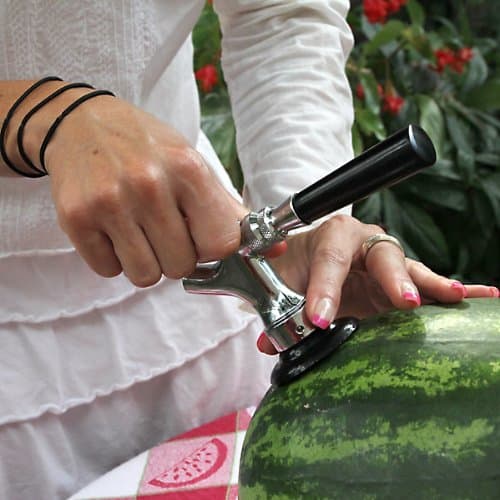 Deluxe Watermelon Tap Kit Connecting the Faucet