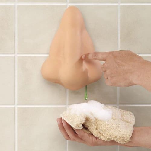 Fun Runny Nose Shower Gel Dispenser Funny Bathroom Accessory