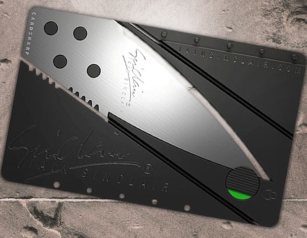 Iain Sinclair Card Sharp Credit Card Knife Buy Self Defense