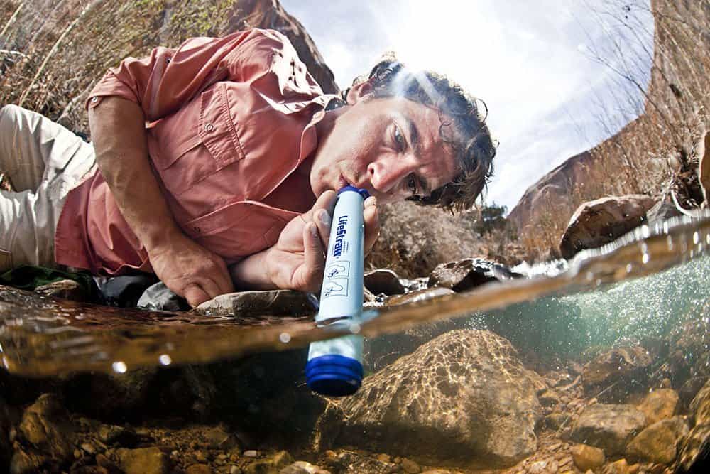 Lifestraw Portable Water Filter Drink Outdoors