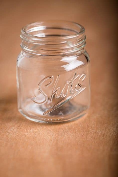 Mason Jar Shot Glass Cute Drinking Vessel