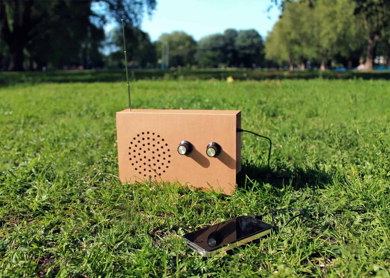 SUCK UK Cardboard Radio OPen Field Cool Stuff to Buy