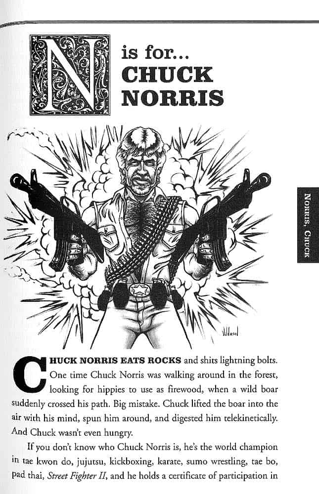 The Alphabet of Manliness Chuck Norris Page