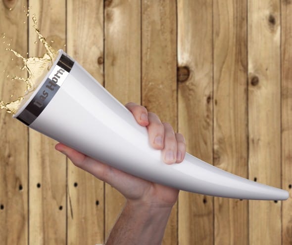 Das Horn Drinking Vessel Viking Themed Cup White Horn Das Horn Drinking Vessel Viking Themed Cup White Horn