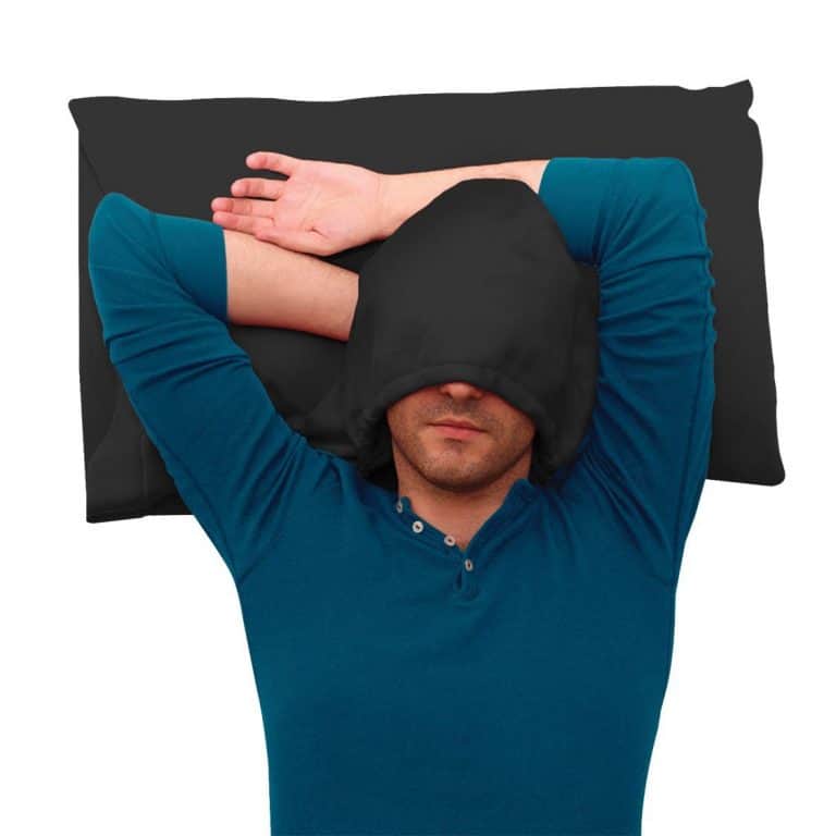 HoodiePillow Hooded Pillowcase Cool Invention