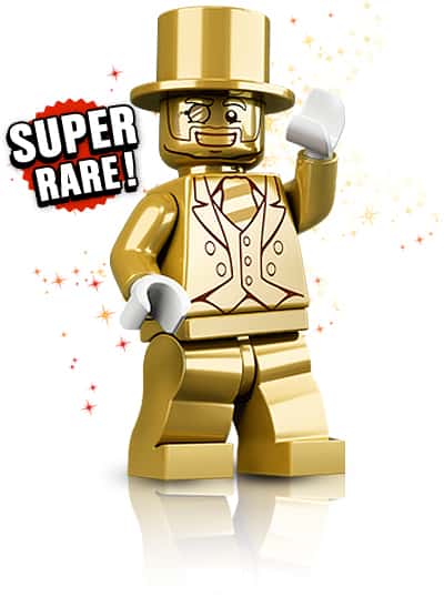 Lego Series 10 Mr. Gold Minifigure Overpriced Toy