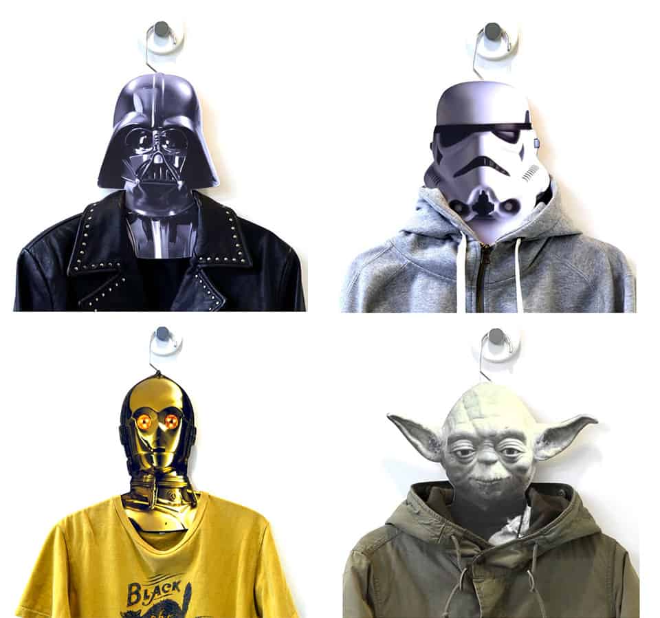Star Wars Clothes Hangers Chilling Out in your Closet