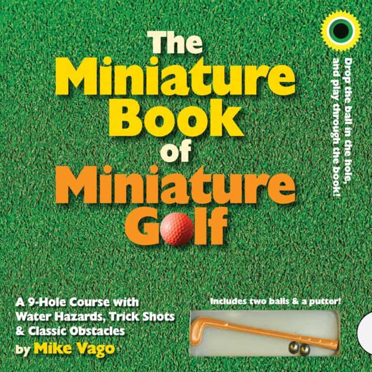 The Miniature Book of Miniature Golf 9 Hole Course Front Cover