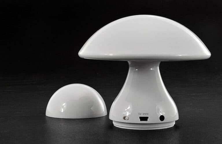 Entalent Touch Controlled Mushroom LED Lamp & Bluetooth Speaker Unscrewed