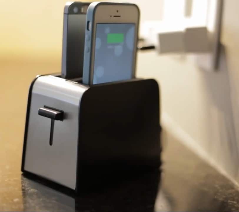 Foaster iPhone Dock Black Toaster Interesting Product