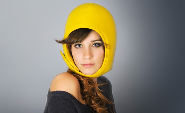 Lou Mistraou Winter Hat Yellow Aviation Inspired Cute Head Gear