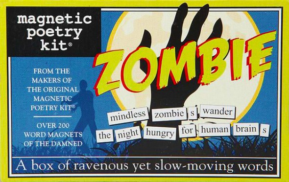 Magnetic Poetry Kit Zombie Haloween Board Fridge Game to Play with Fids and Family Zombie Green Box Magnetic Poetry Kit Zombie Haloween Board Fridge Game to Play with Fids and Family Zombie Green Box