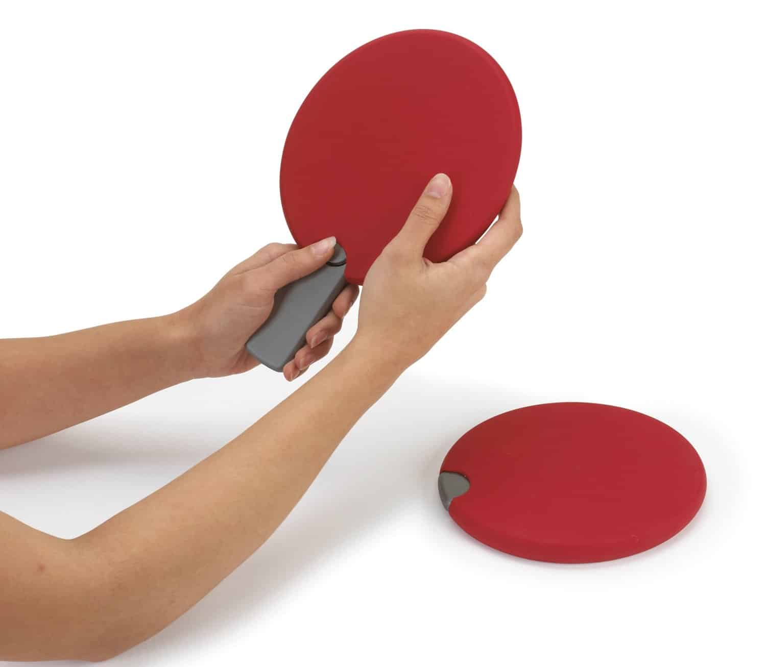 Pongo Portable Table Tennis Set Retractable Red Paddles