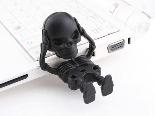 Skeleton Flash Drive Cheap Cute Gift Ideas for Technology Lovers
