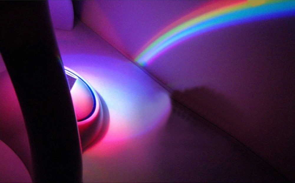 Uncle Milton Rainbow In My Room Pink Aura Colorful Wall Design