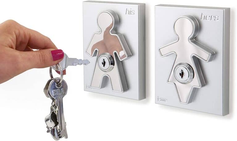 j-me His and Hers Key Holders Funny Home Accent