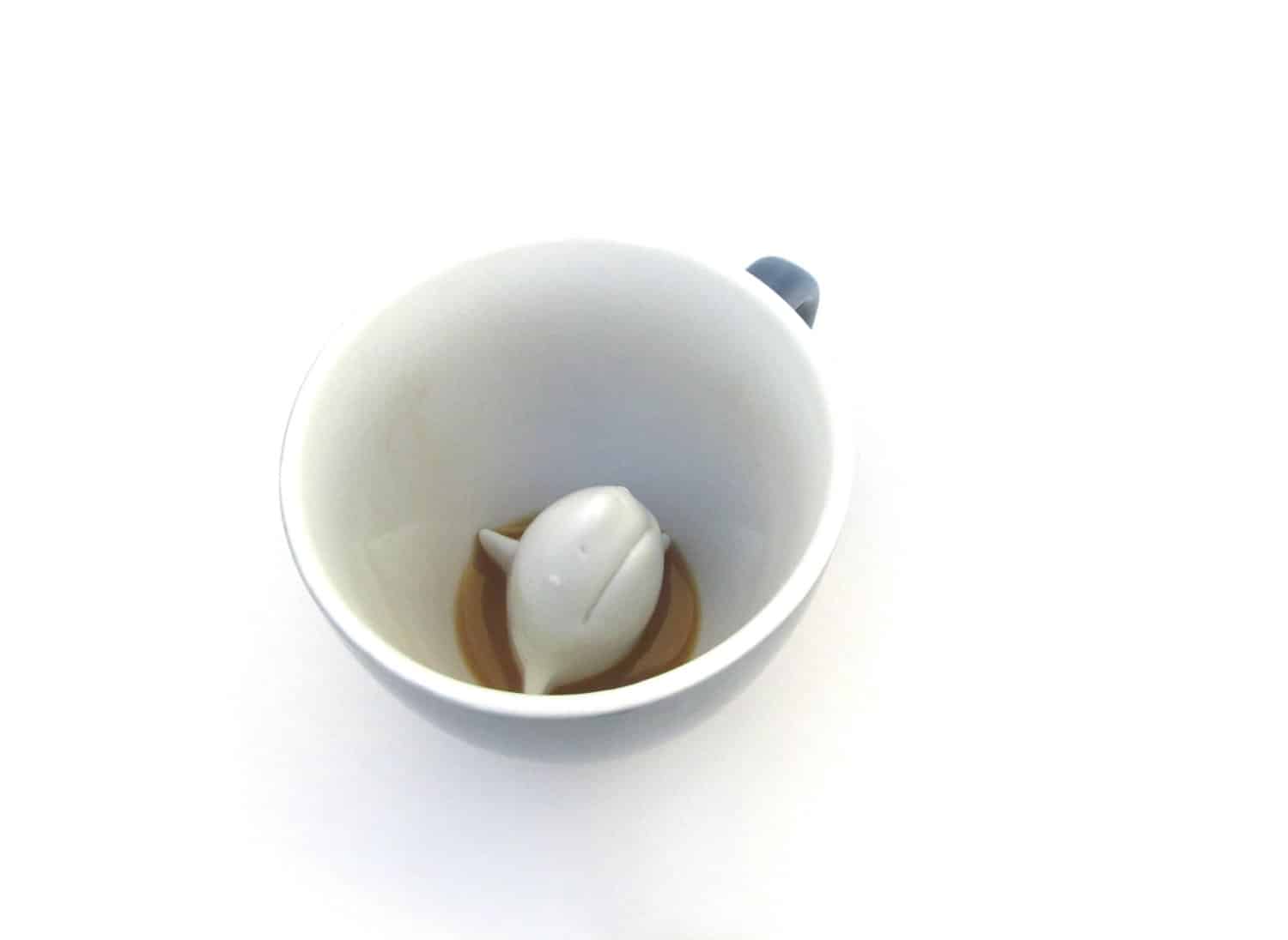Creature Cups Ceramic Mug Shark Week and Coffee