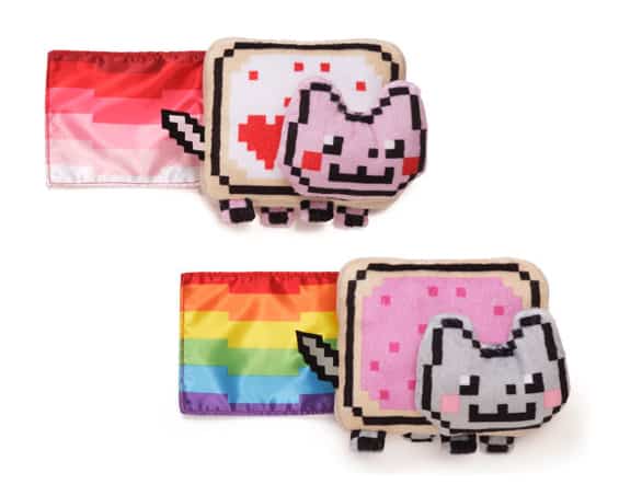 Gund Nyan Cat 6 inch Plush with Sound Cute Rainbow Feline Meme Stuff Toy