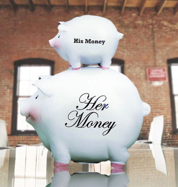 His Money Her Money Ceramic Piggy Bank Cute House Warming Gift Idea His Money Her Money Ceramic Piggy Bank Cute House Warming Gift Idea