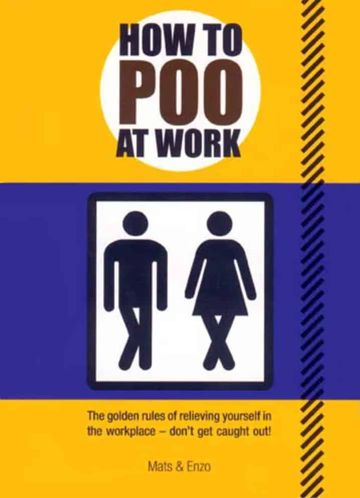 How to Poo at Work Cover Funny Gift Book