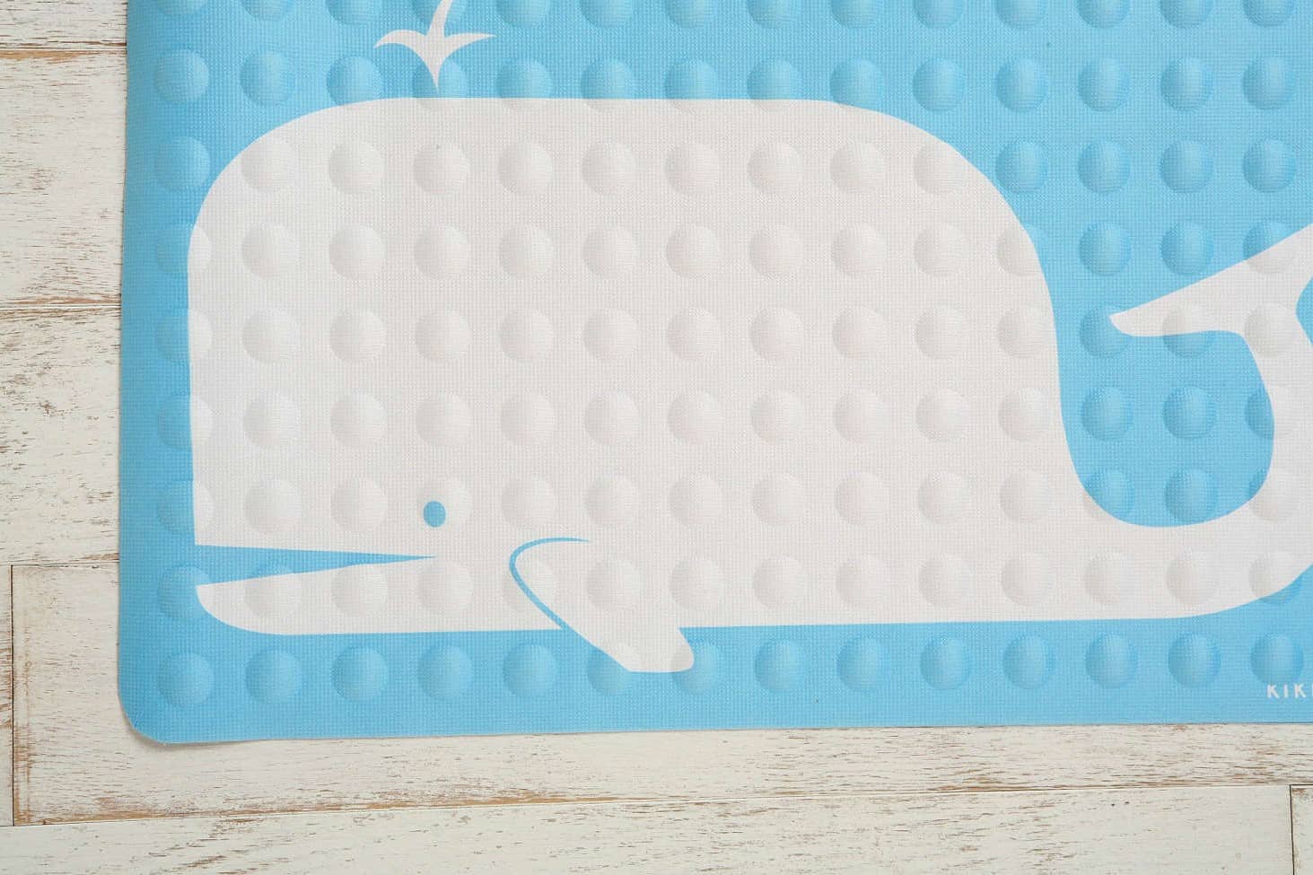 Kikkerland Whale Rubber Bath Mat Dotted Non Skid Texure