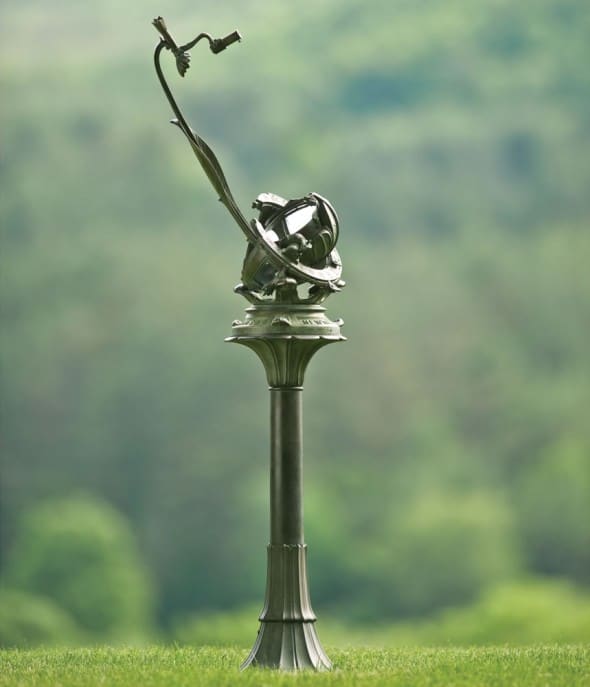 Porter Garden Telescope Art Nouveau Replica Outdoor Fixture Porter Garden Telescope Art Nouveau Replica Outdoor Fixture