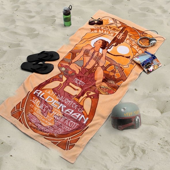 Princess Leia Beach Towel Bring your Starwars Geekiness on the Beach Princess Leia Beach Towel Bring your Starwars Geekiness on the Beach