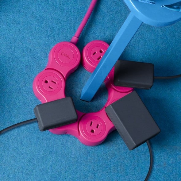 Quirky Pivot Power Pink Flexible Power Strip Interesting Product Quirky Pivot Power Pink Flexible Power Strip Interesting Product