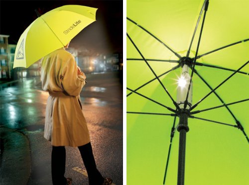 StrideLite Safe Walking Umbrella Be More Visible at Night Time