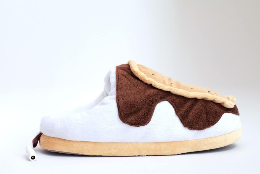 S’mores USB Heated Plush Slippers Keep your Feet Nice and Warm