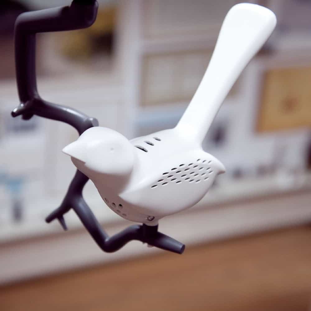 Chick-a-Dee Smoke Detector Cute Home Fixture White Bird