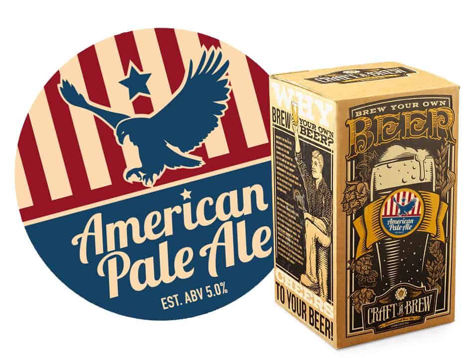 Craft Beer Brewing Starter Kit American Pale Ale Cool Boyfriend Gift Idea