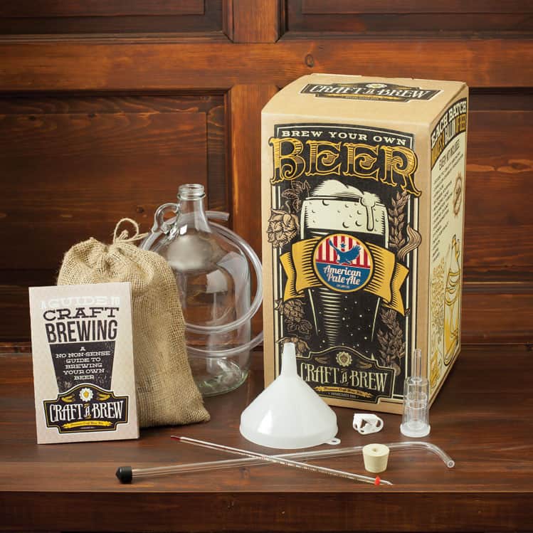 Craft Beer Brewing Starter Kit American Pale Ale Dad Gift Idea