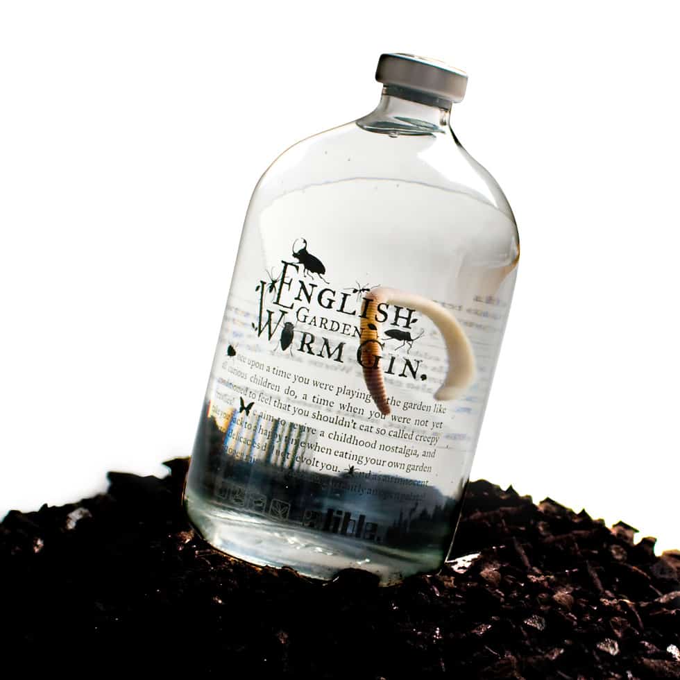 English Garden Worm Gin A Cool Liquor Gift Idea for people Who Love to Drink