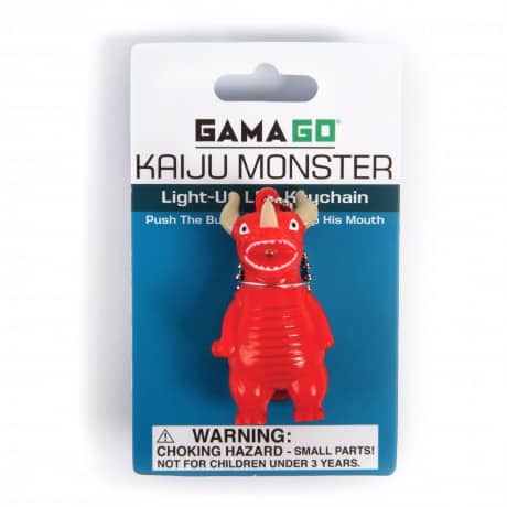 Gamago Kaiju LED Key Chain Cute Novelty Key Ring