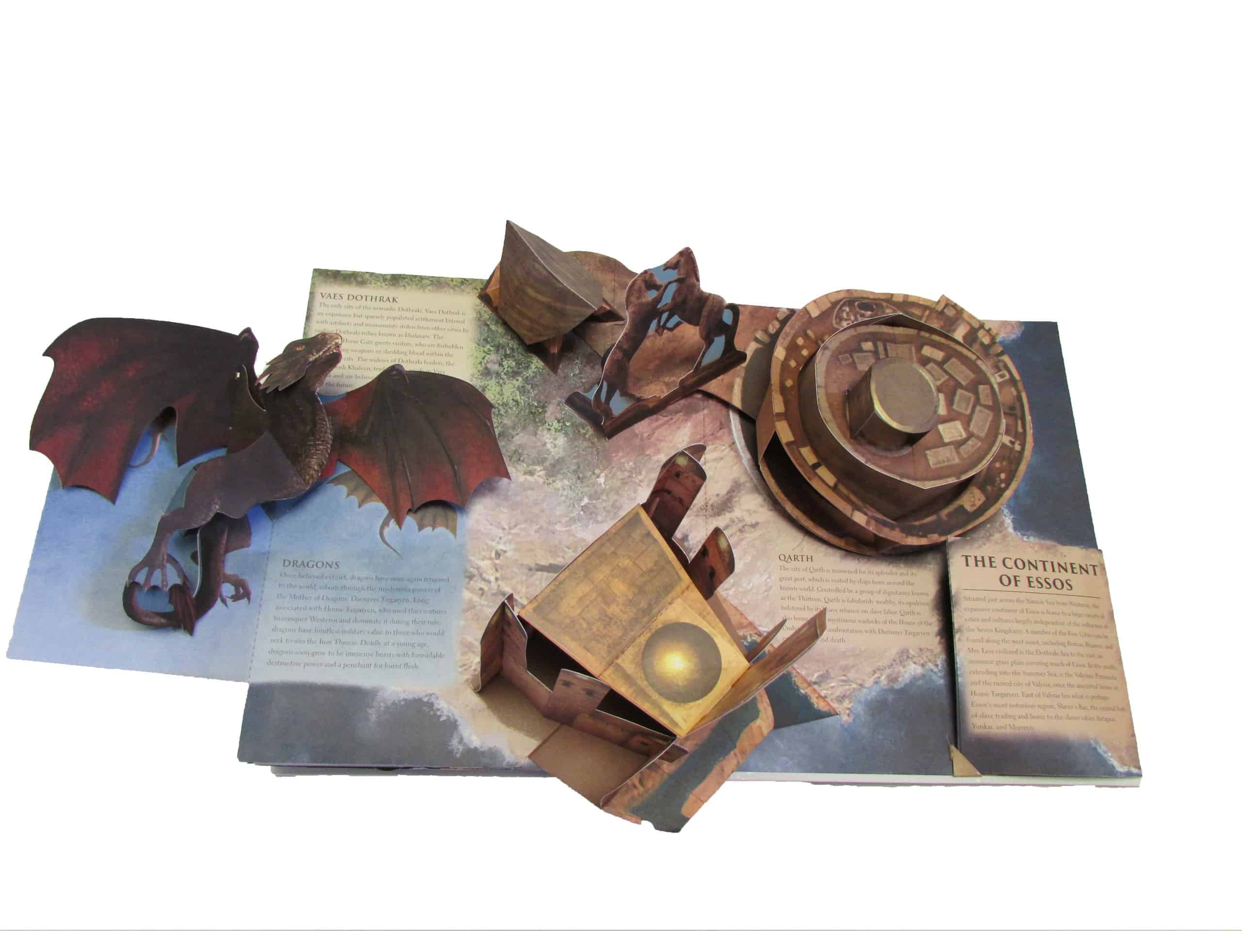 Game of Thrones A Pop-Up Guide to Westeros Continent of Essos Page