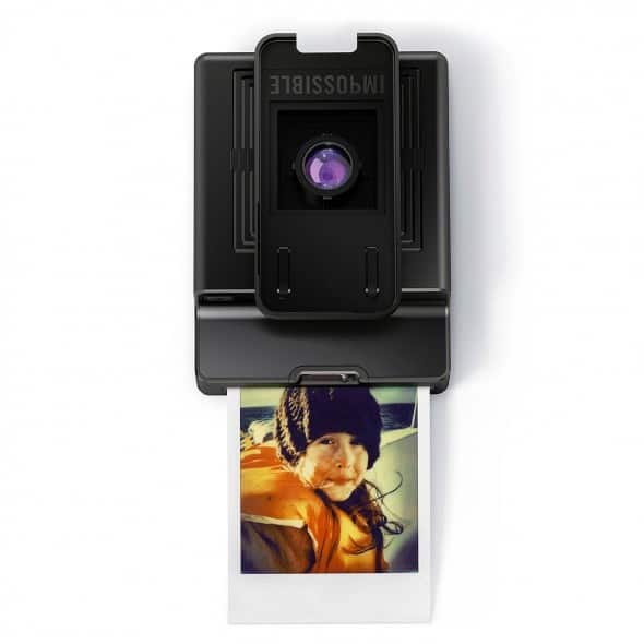 Impossible Instant Lab Black iPhone Analog Polaroid Print Impossible Instant Lab Black iPhone Analog Polaroid Print